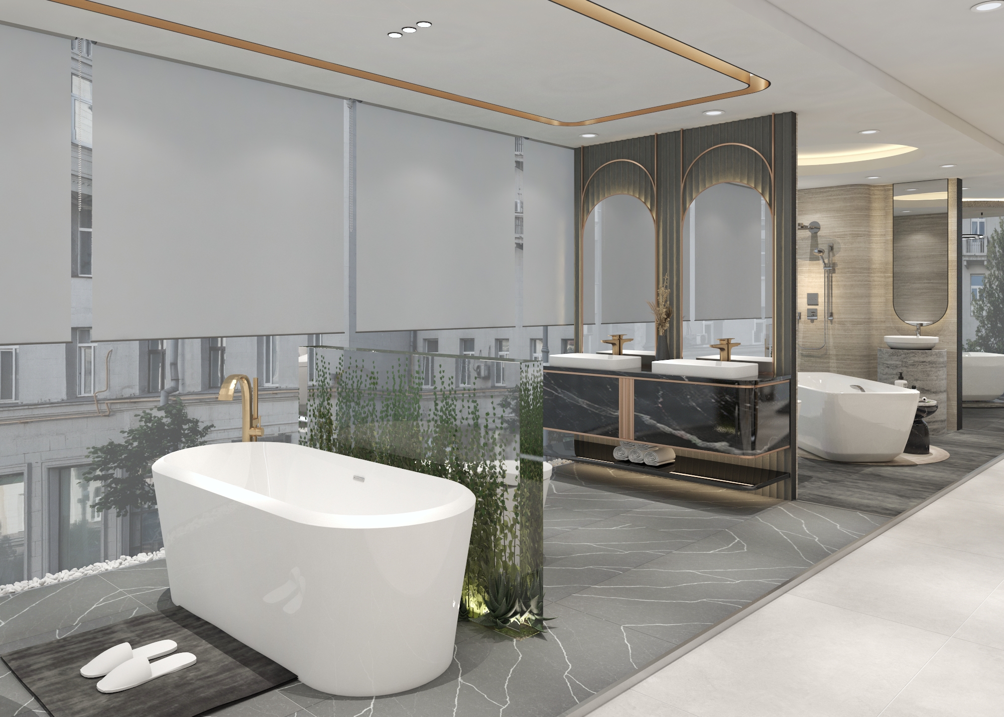 Phối cảnh showroom đại lý 8